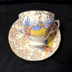 Queen Anne China Cup and Saucer